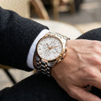 Tissot Chronograph Automatic Men’s Watch – Silver & Rose Gold Two-Tone