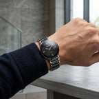 Rado Jubile Black Dial Stainless Steel Bracelet Watch