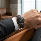Rado Black Ceramic Watch for Men | Minimalist Swiss Style Wristwatch