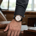 Tissot Chronograph Automatic Men’s Watch with Black Leather Strap
