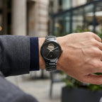 RADO Black Automatic Skeleton Watch for Men
