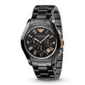 Black Ceramic Chronograph Analog Watch for Men
