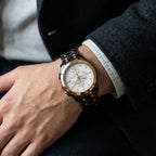 Men’s Black & Rose Gold Chronograph Automatic Watch