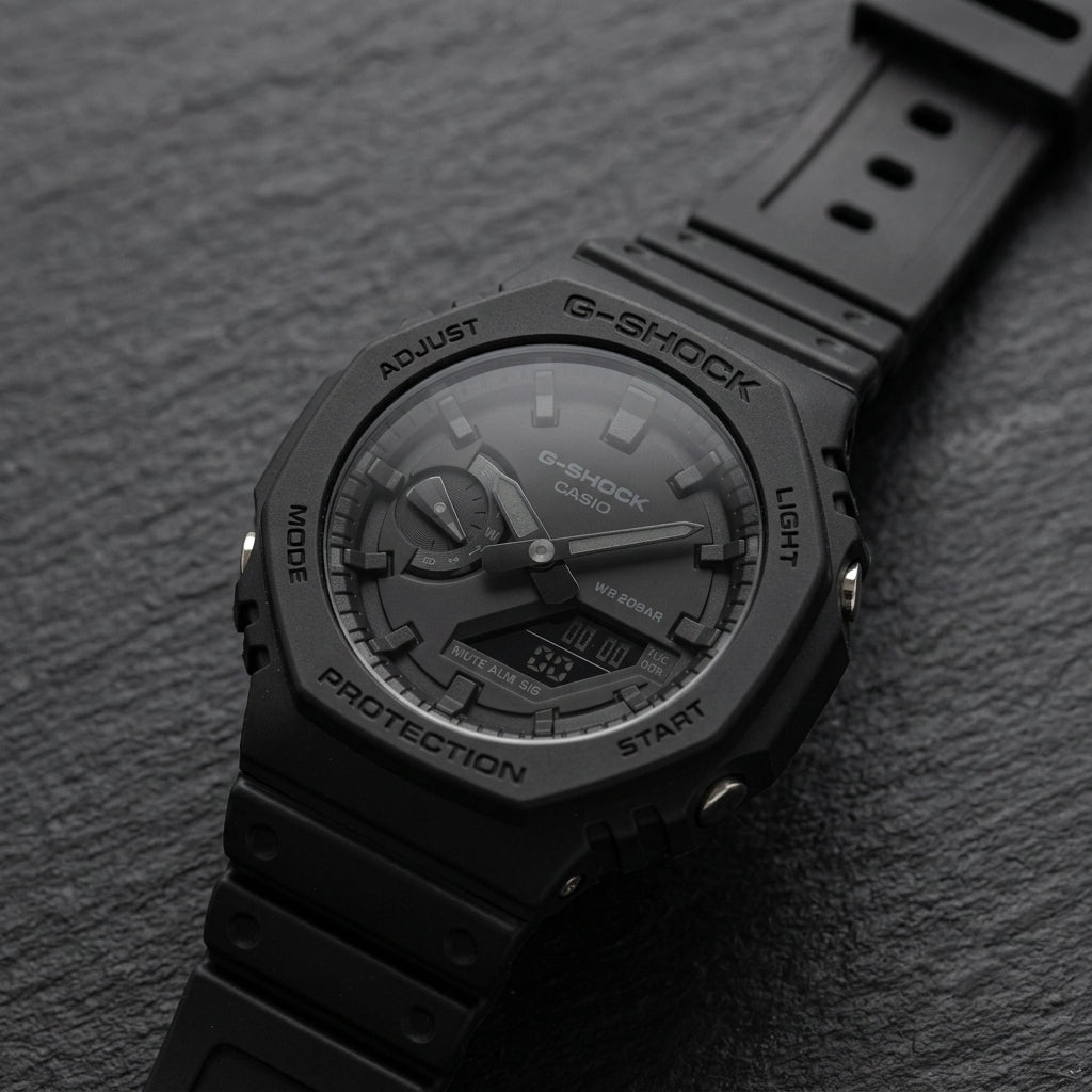 Casio G-Shock Black Analog Digital Sports Watch for Men