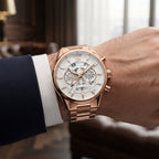 Luxury Rose Gold Chronograph Men’s Watch
