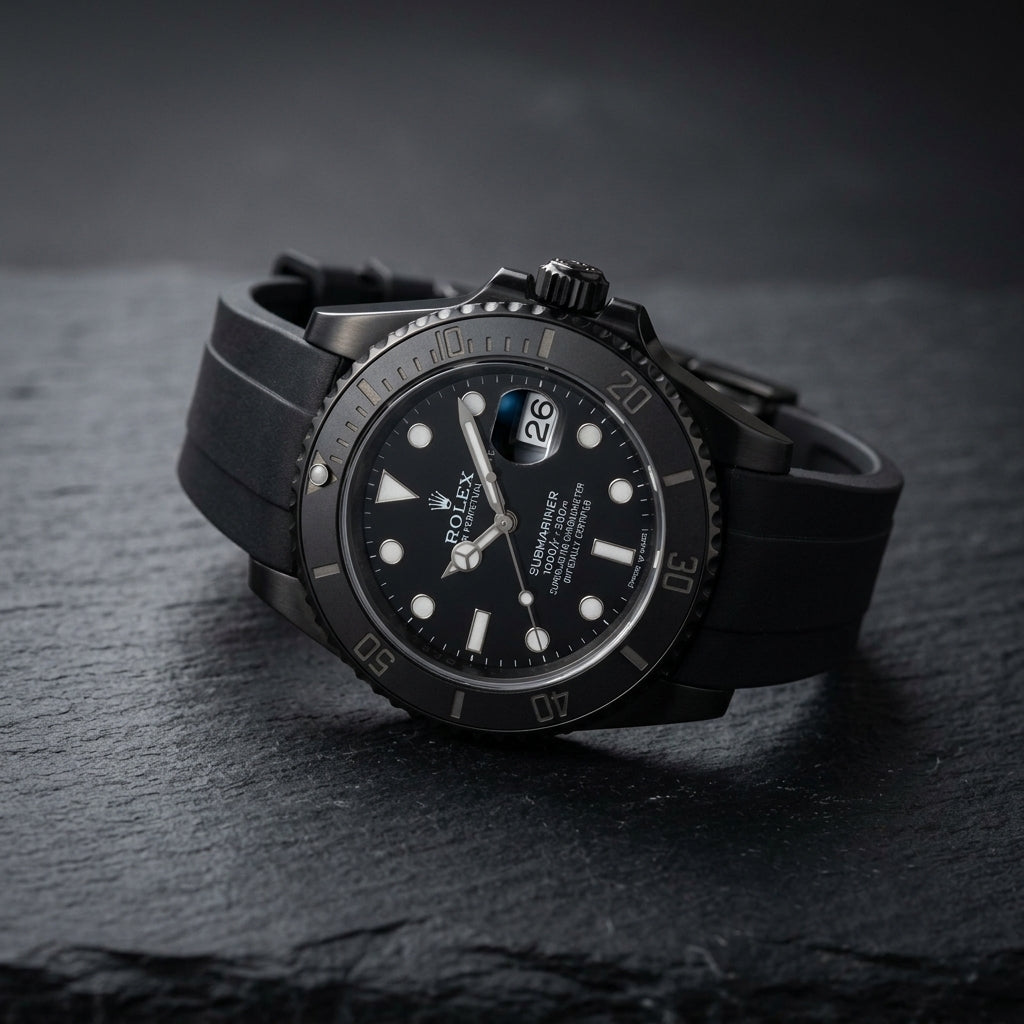 Luxury Black Dive Watch for Men – Classic Sport Wristwatch