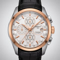 Tissot Chronograph Automatic Men’s Watch with Black Leather Strap