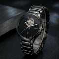 RADO Black Automatic Skeleton Watch for Men