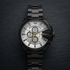 Men's Chronograph Analog Watch with Stainless Steel Strap
