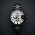 Men's Chronograph Analog Watch with Stainless Steel Strap