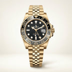 Men's Rose Gold Tone Day-Date Luxury Watch with Brown Dial & Metal Bracelet