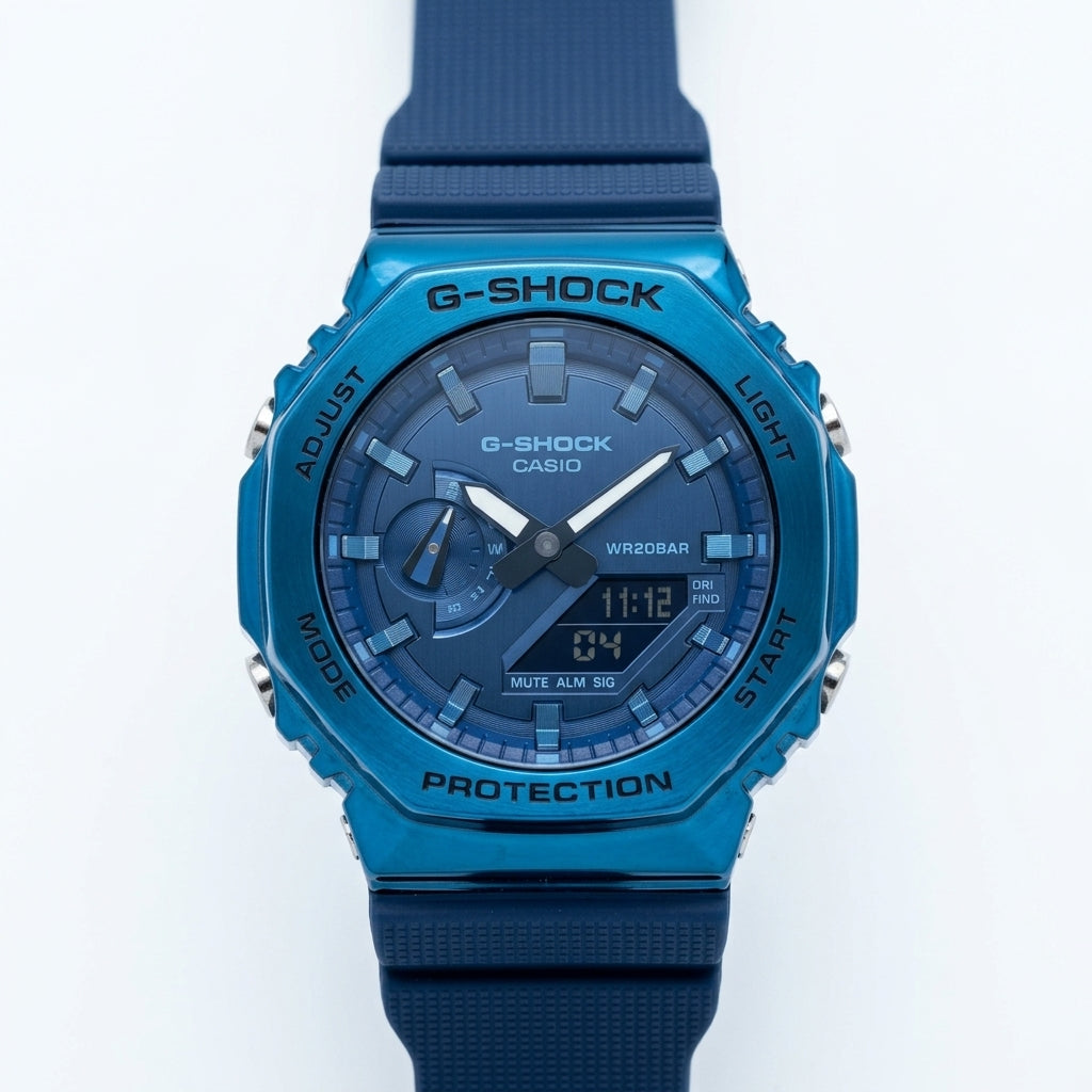 G-Shock Blue Analog Digital Sports Watch for Men