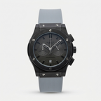 Luxury Black Analog Chronograph Watch for Men | Stylish Premium Wrist Watch