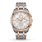 Tissot Chronograph Automatic Men’s Watch – Silver & Rose Gold Two-Tone