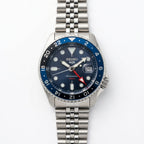 Seiko 5 Sports Automatic GMT Blue Dial Stainless Steel Watch
