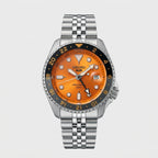 Seiko 5 Sports GMT Orange Dial Stainless Steel Automatic Watch