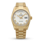 Rolex Day-Date Gold Tone Automatic Luxury Watch