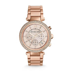 Michael Kors Rose Gold Crystal Chronograph Women’s Watch