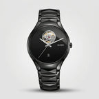 RADO Black Automatic Skeleton Watch for Men