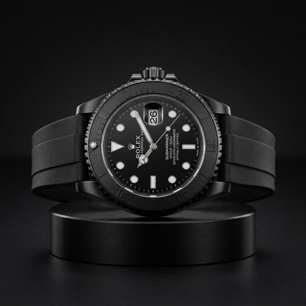 Luxury Black Dive Watch for Men – Classic Sport Wristwatch