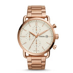 Rose Gold Chronograph Watch for Men – Stainless Steel Bracelet