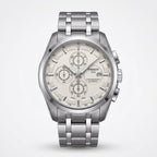 Tissot Chronograph Automatic Stainless Steel Watch – Silver Dial & Tachymeter