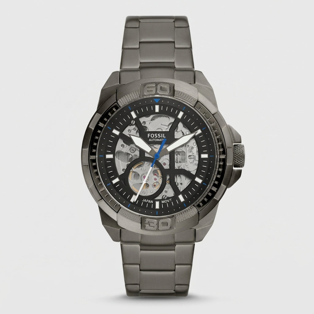 Fossil Men’s Automatic Skeleton Stainless Steel Watch